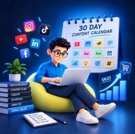 30 Days Content calender planning